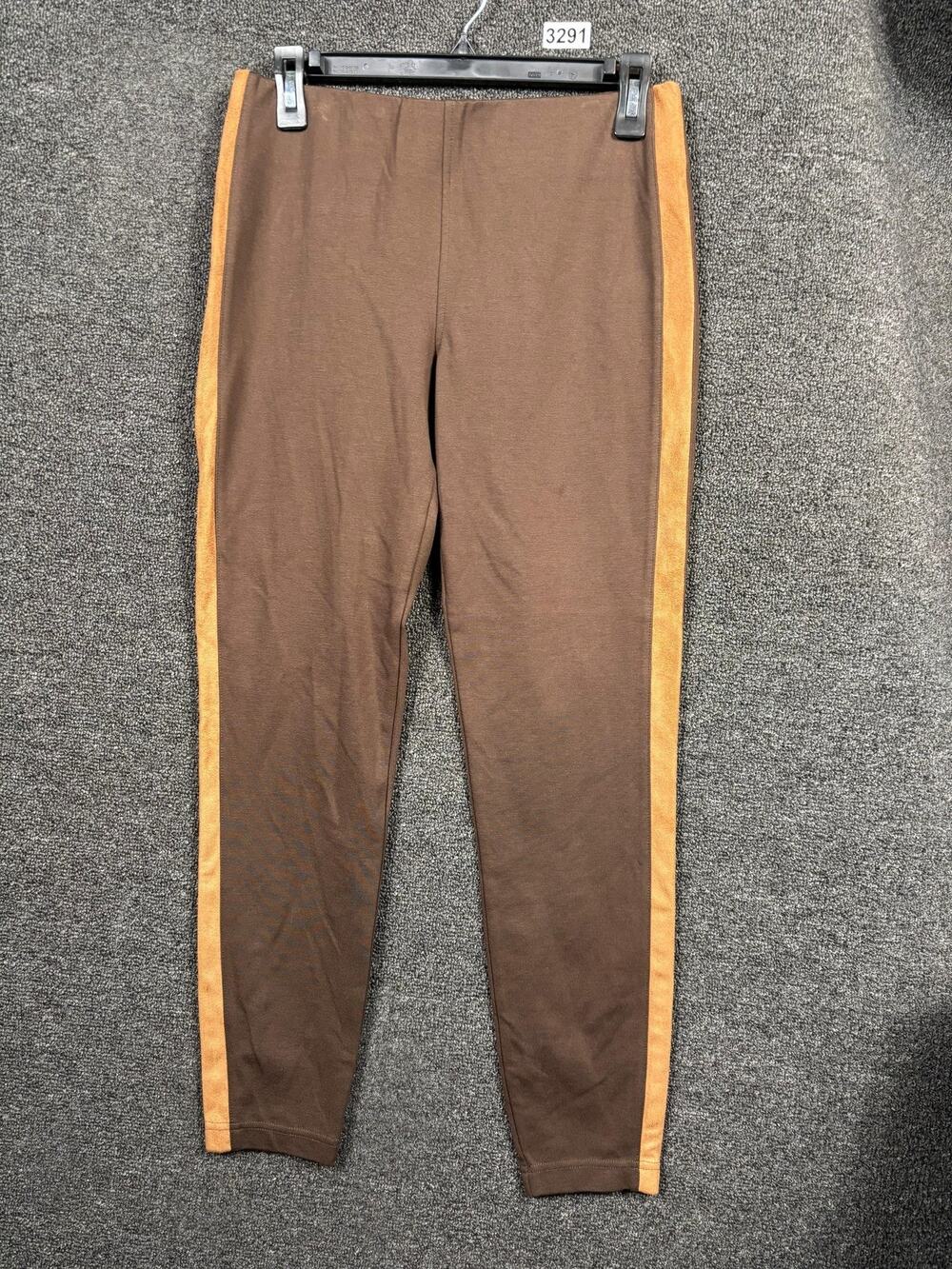 Ralph Lauren Pants Womens Size S Pull On Side Stripe Stretch Slim Fit Athletic